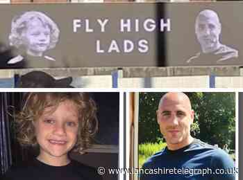 Heartfelt tributes at football match to James Dean and Jordan Banks