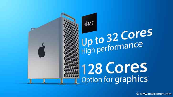 Bloomberg: Apple Silicon Mac Pro May Feature Up to 32 High Performance Cores, 128 Core Option for Graphics