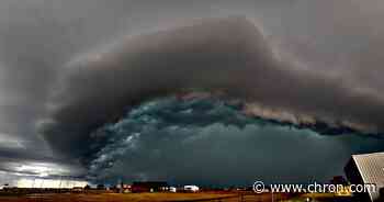 Beautiful yet terrifying images show Monday's storm as it arrived in Texas