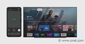 Google turns Android 12 into a TV remote video     - CNET