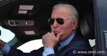 Biden filmed putting the Ford F-150 Lightning electric pickup through its paces     - Roadshow