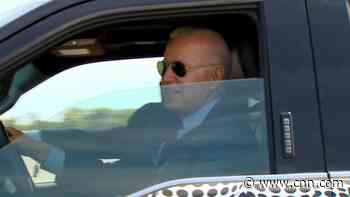 See Biden floor it in electric Ford pickup truck