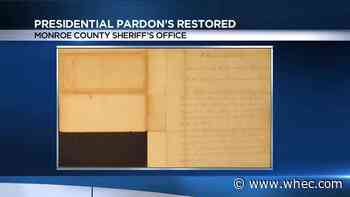 MCSO displaying 3 historic presidential pardons