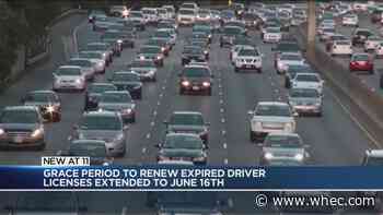 Grace period for expired driver's licenses extended