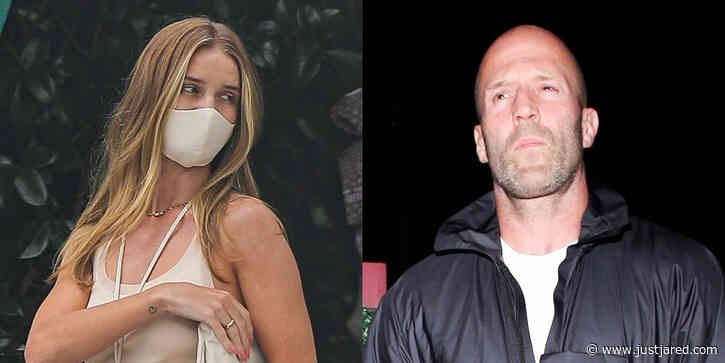 Rosie Huntington-Whiteley & Jason Statham Attend Separate Events in LA