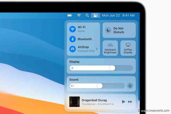 How to use and customize Control Center on the new iMac