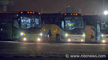 White House officials 'livid' with HHS about NBC News report migrant kids were held on buses overnight