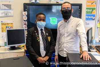 Royal Marsden donates IT equipment to schools in Sutton