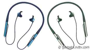 Noise Flair Neckband Earphones With Touch Controls, 35-Hour Battery Life Launched in India