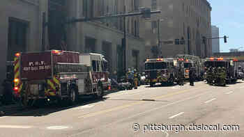 Smoke Seen Rising From Top Of Gulf Tower In Downtown
