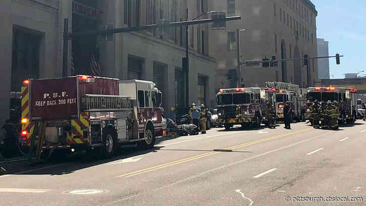 Smoke Seen Rising From Top Of Gulf Tower Downtown