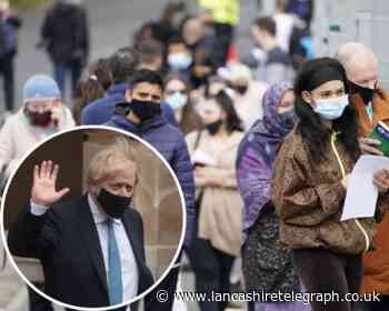 Prime Minister thanks people in Blackburn as 'record numbers' get vaccinated