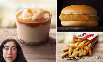 Foodie ranks her five favourite fast food menu items in a controversial video - Daily Mail
