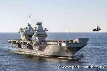 HMS Queen Elizabeth to return to Portsmouth to stock up on food before global deployment begins - Portsmouth News