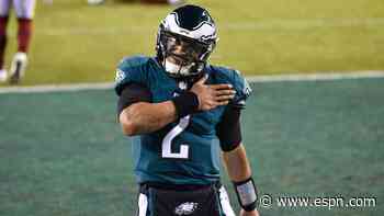 Eagles QB Hurts says he's 'not above' competition