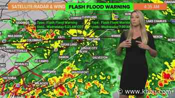 Forecast: More rain and storms in Houston Wednesday morning — when it will clear - KHOU.com