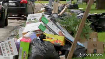 Houston weather: Curbside solid waste pickup is 1 week behind schedule ahead of flood threat - KTRK-TV
