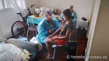 Hamilton apartment complex fights 100+ case outbreak with door-to-door vaccines