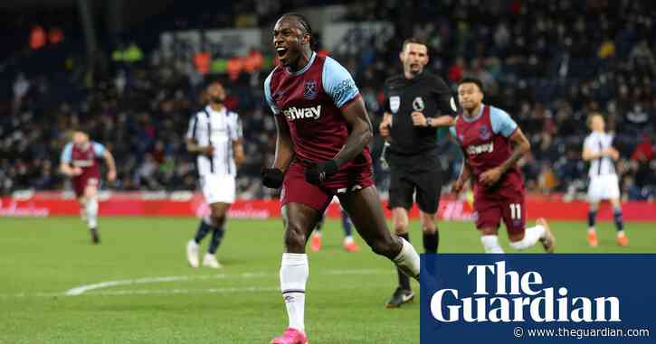 West Ham one step from Europe as Michail Antonio seals win at West Brom