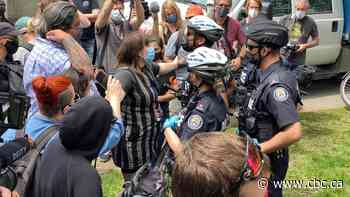 Toronto police make several arrests after clashes at Lamport Stadium during encampment clearing