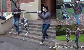'Blind' robot learns to navigate a flight of stairs for the first time by feeling its way