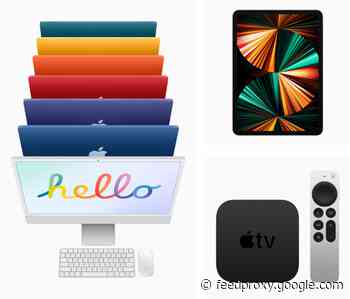 Apple’s new M1 iMac, M1 iPad Pro, and Apple TV 4K arrive this Friday