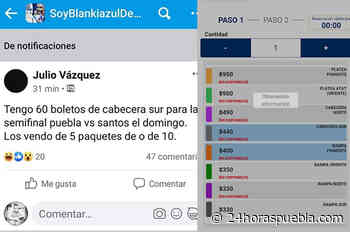 Revenden al triple los boletos de la semifinal Puebla vs Santos - 24 Horas El Diario Sin Límites Puebla