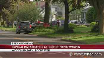 News10NBC spots Mayor Warren's husband led from NYSP barracks in handcuffs after search