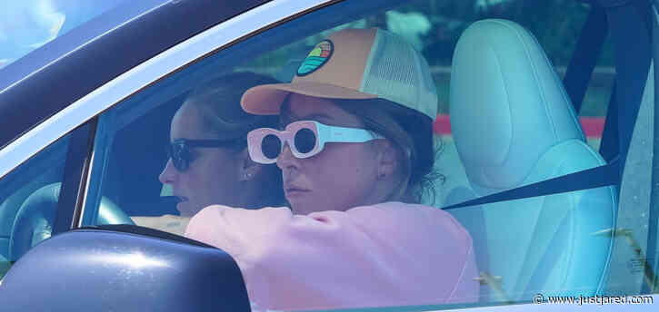 Lady Gaga Keeps a Low Profile in All Pink Outfit While Out in Malibu