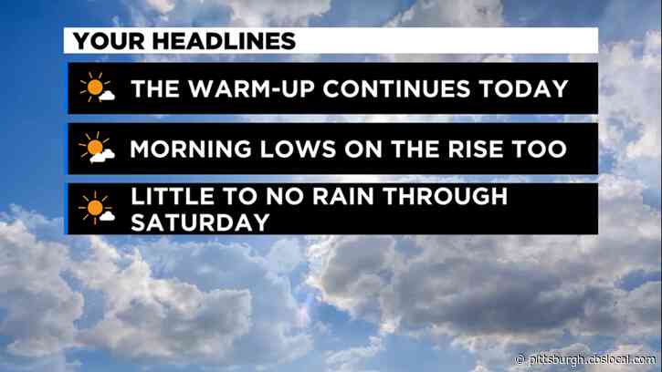 Pittsburgh Weather: The Heat Continues With Another 80-Degree Day