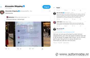 Tweets Belgische viroloog tegen Willem Engel op 2000 abri’s, Alexander Klöpping stopt actie