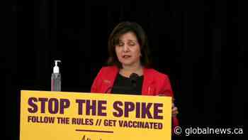 Return to in-school learning for almost all Alberta students