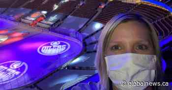 Alberta health-care worker describes ‘surreal’ experience in nearly empty stands for 1st Edmonton Oilers playoff game