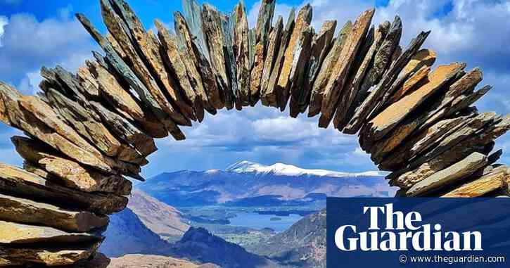 ‘Borrowdale Banksy’ mystery over stone artworks in Lake District