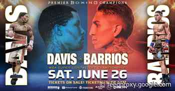 Gervonta Davis goes after 3rd division title against Mario Barrios on June 26th