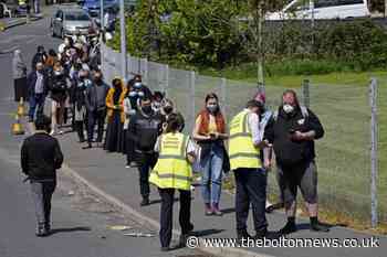 Anti-vaxxers protest outside ESSA Academy in Bolton