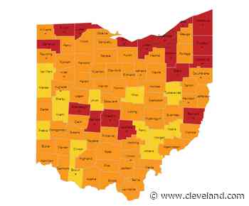17 Ohio counties remain on red alert for coronavirus, down 10 from last week - cleveland.com