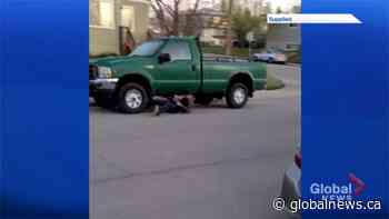 Video shows brazen catalytic converter theft in Calgary