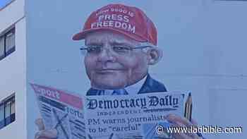 Massive Mural Appears Of Scott Morrison's Relationship With The Media - LADbible