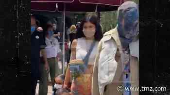 Kylie Jenner & Travis Scott Take Stormi to Disneyland - TMZ