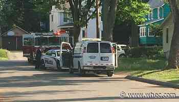 Police investigation on Maryland Street