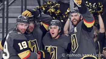 Tuch scores two, Vegas beats Wild 3-1 to even playoff series