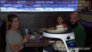 Sergio's in Kendall Is Using a Robot Server Amid a Shortage of Workers