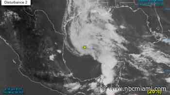 Disturbance Forms Over Western Gulf of Mexico