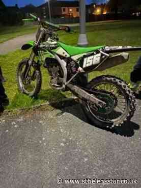 Suspected stolen off road bike seized in Newton-le-Willows - St Helens Star
