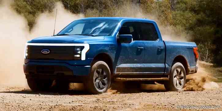 Ford revealed its first-ever all-electric pickup truck, the F-150 Lightning
