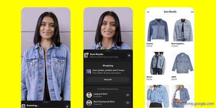 Snapchat's newest shoppable feature lets you browse clothing by scanning pictures of your favorite outfits