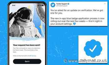 Twitter relaunches its public verification feature that lets people have the coveted blue tick