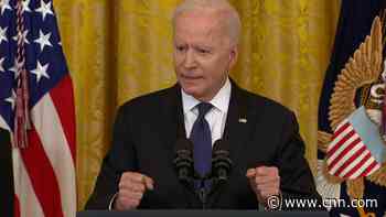 Biden gets passionate during speech on anti-Asian hate crime bill