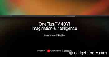 OnePlus TV 40Y1 India Launch Set for May 24, Specifications Teased